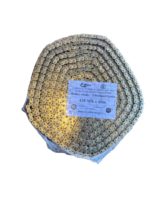 ROULEAU 10M CHAINE CZ 428 MX GOLD - ROLLER 10M