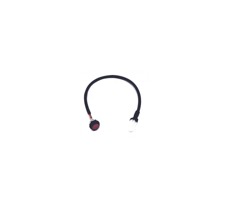 RED P-BUTTON W/CABLES