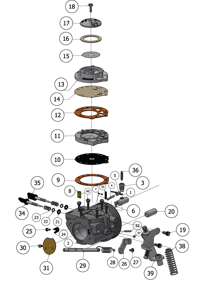 CARBURETTOR HW33A / KA100