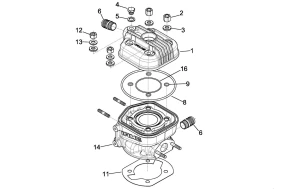 CYLINDER & CYLINDER HEAD - X30 WATER
