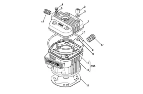 CYLINDER & CYLINDER HEAD -  X30