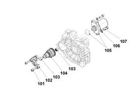 ELECTRIC STARTER ASSY - GR3