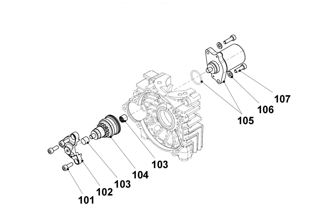 ELECTRIC STARTER ASSY - GR3