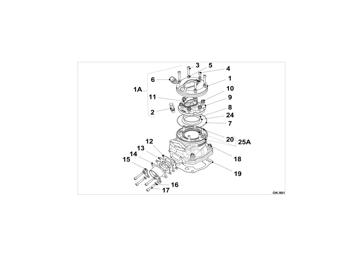 CYLINDER & CYLINDER HEAD - OKJ