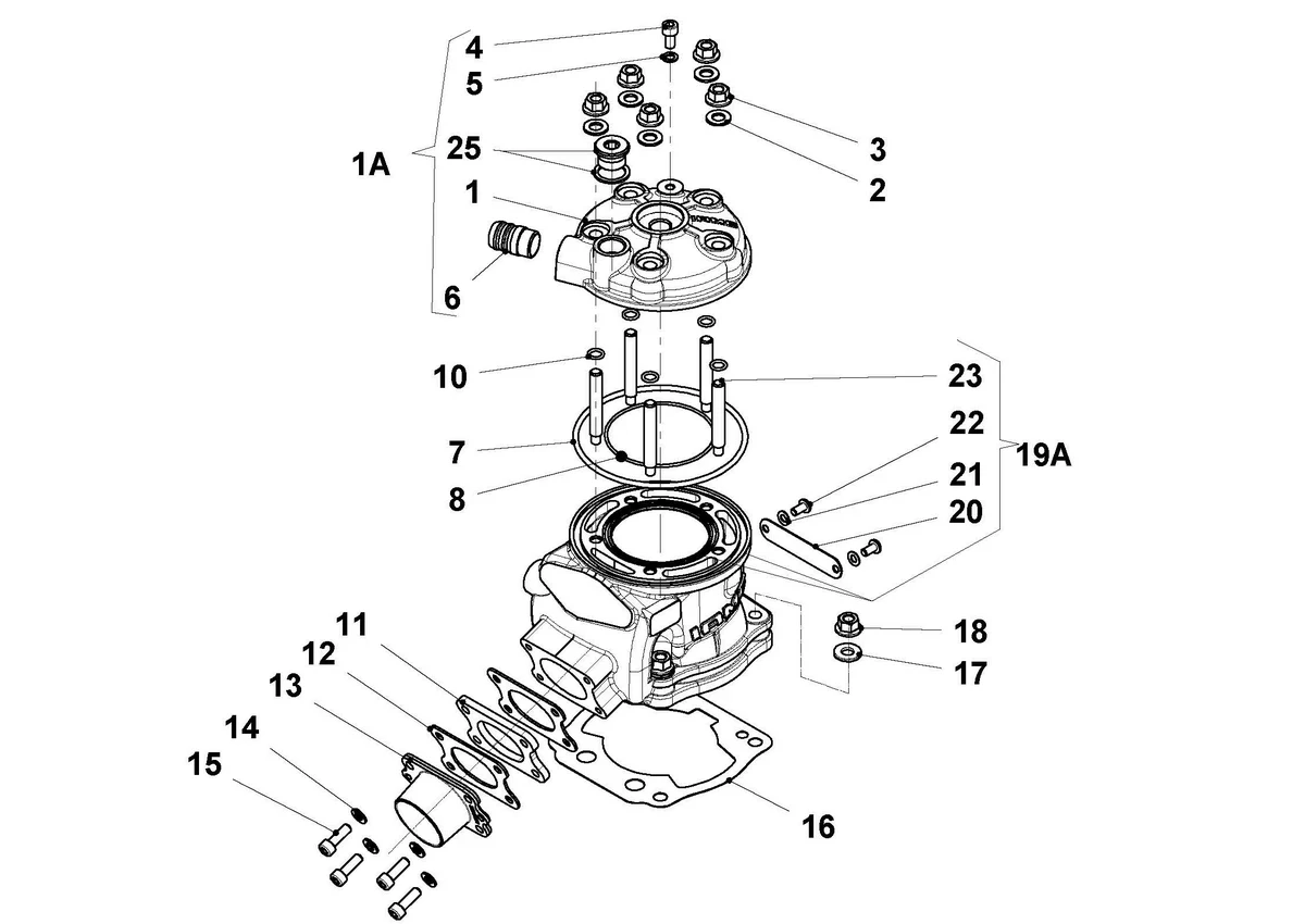 HEAD AND CYLINDER - X30 SUPER