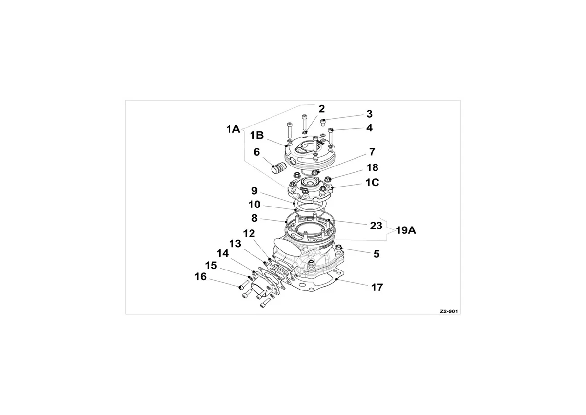 CYLINDER & CYLINDER HEAD - SCREAMER 3
