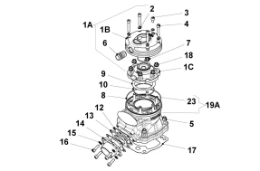 CYLINDER & CYLINDER HEAD - SCREAMER 4