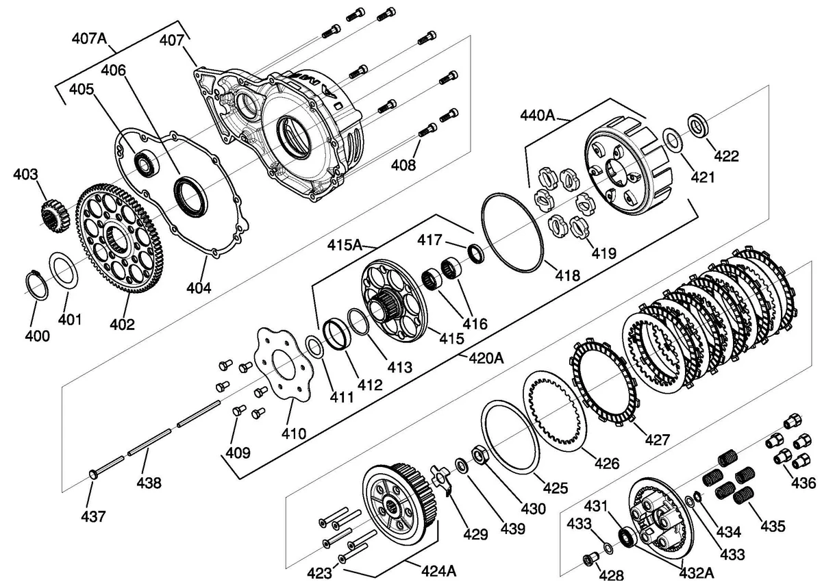 CLUTCH GROUP - SUPER SHIFTER X30