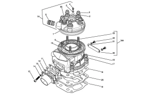 HEAD AND CYLINDER - SUPER SHIFTER X30