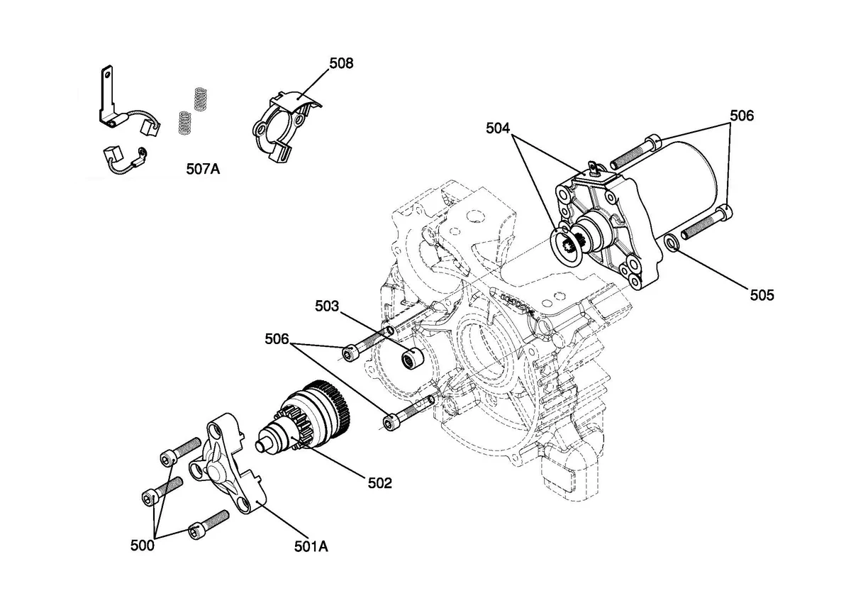 ELECTRIC STARTER GROUP - X30 SUPER