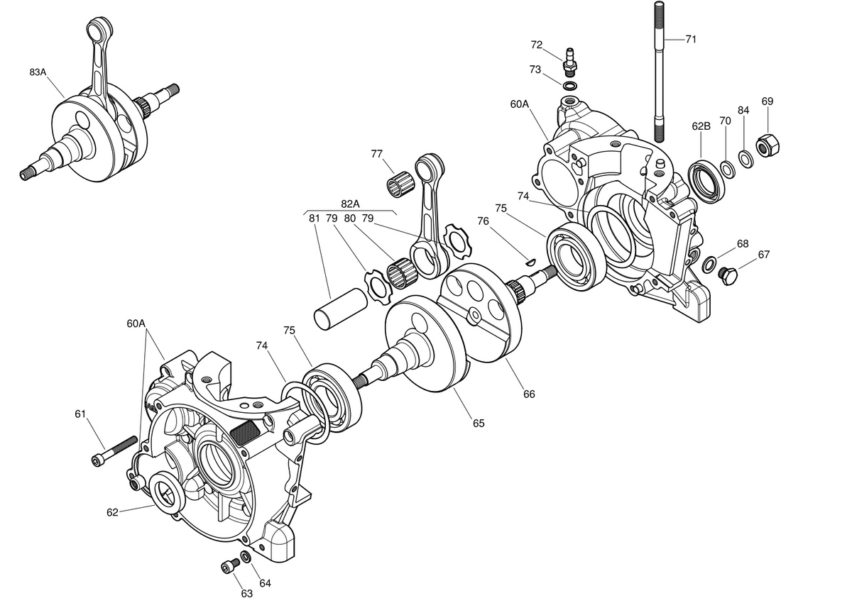 CRANKCASE & CRANKSHAFT