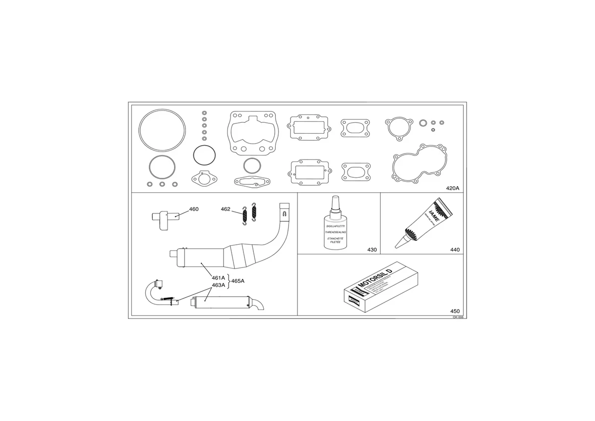EXHAUST SYSTEM & GASKETS - OK