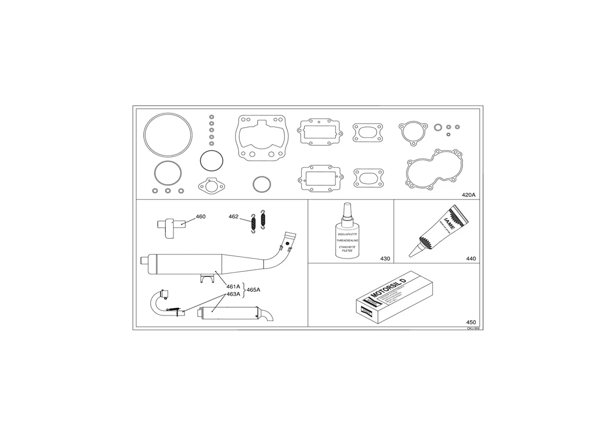 EXHAUST SYSTEM & GASKETS - OK-N