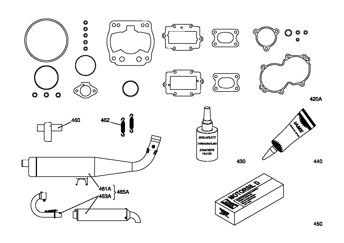 EXHAUST SYSTEM & GASKETS
