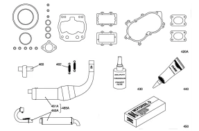 EXHAUST GROUP & GASKETS SET-X30 SUPER