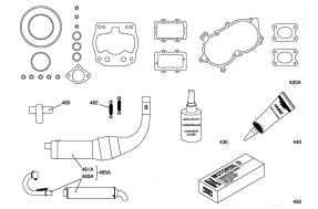 EXHAUST GROUP & GASKETS SET.