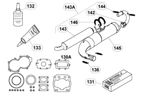EXHAUST & GASKETS - S125