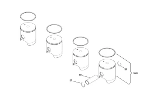 PISTON - SUPER SHIFTER X30