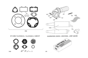 EXHAUST GROUP & GASKETS SET