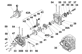 CRANKCASE AND CRANKSHAFT R60