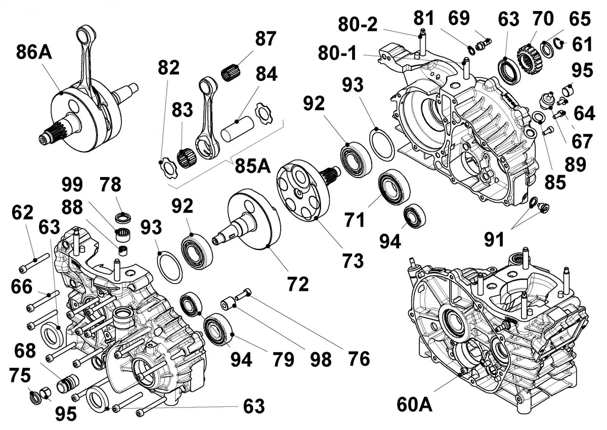 CRANKCASE & CRANKSHAFT