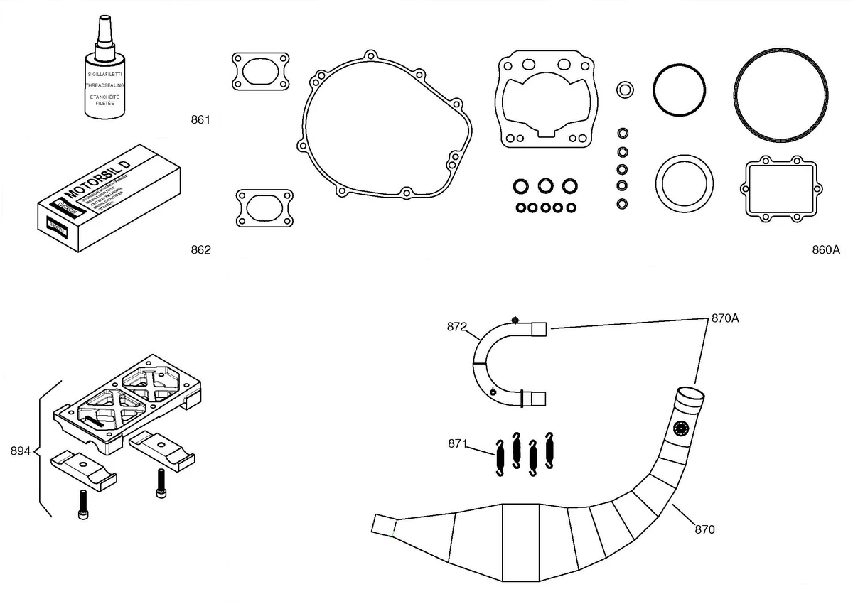 EXHAUST SYSTEM & GASKETS