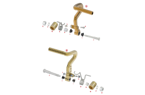 PEDALES REGLABLES ALU ROOKIE