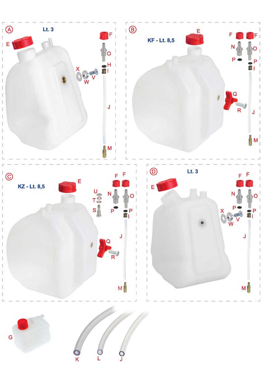RESERVOIRS DE CARBURANT