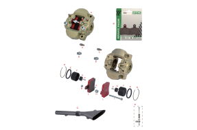 ETRIER DE FREIN ARRIERE BSD