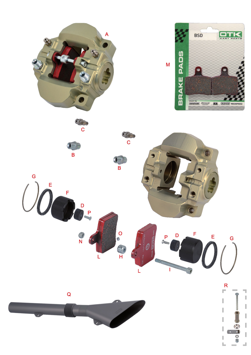 BSD REAR BRAKE CALIPER