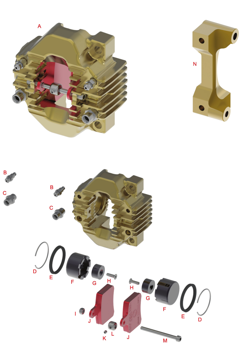 BWD - BWZ REAR BRAKE CALIPER
