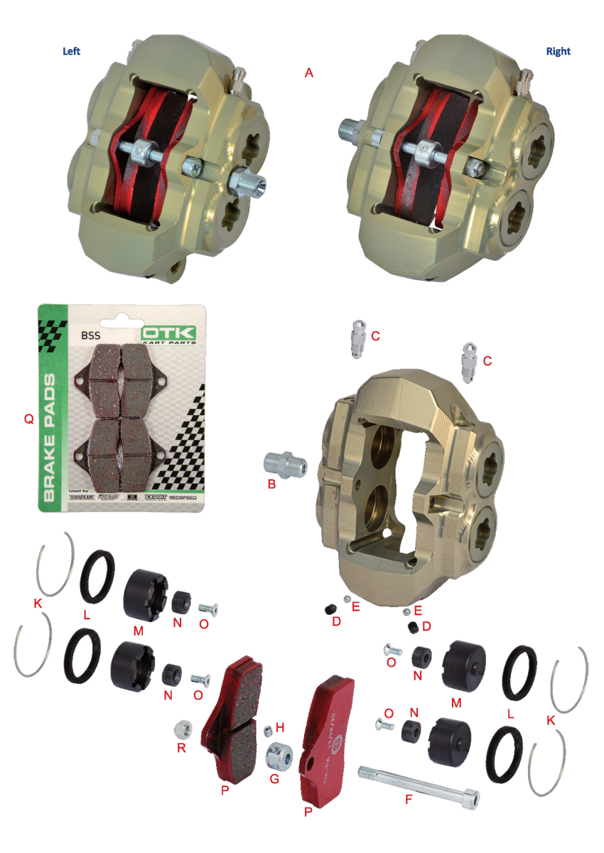 BSS FRONT BRAKE CALIPER