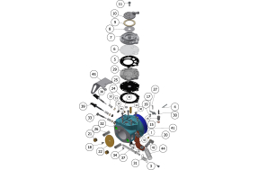 CARBURATEUR HB-15A / X30 Super Shifter