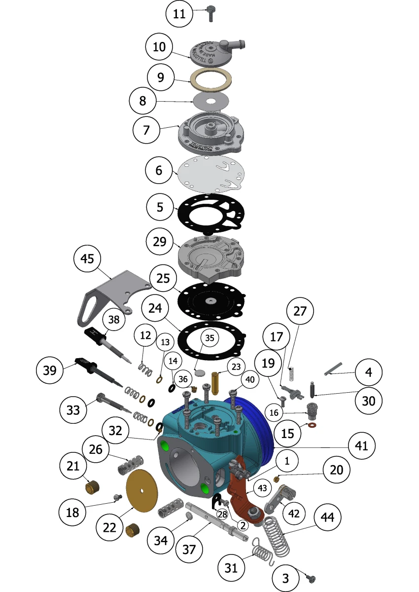CARBURATEUR HB-15A